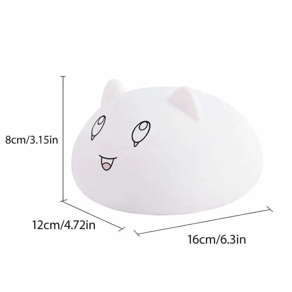 Cute Bluetooth Night Light with App Control - Stepless Dimming, Timer, Colorful Lighting, Bluetooth Music, Ideal for Kids’ Bedrooms & Gift Giving