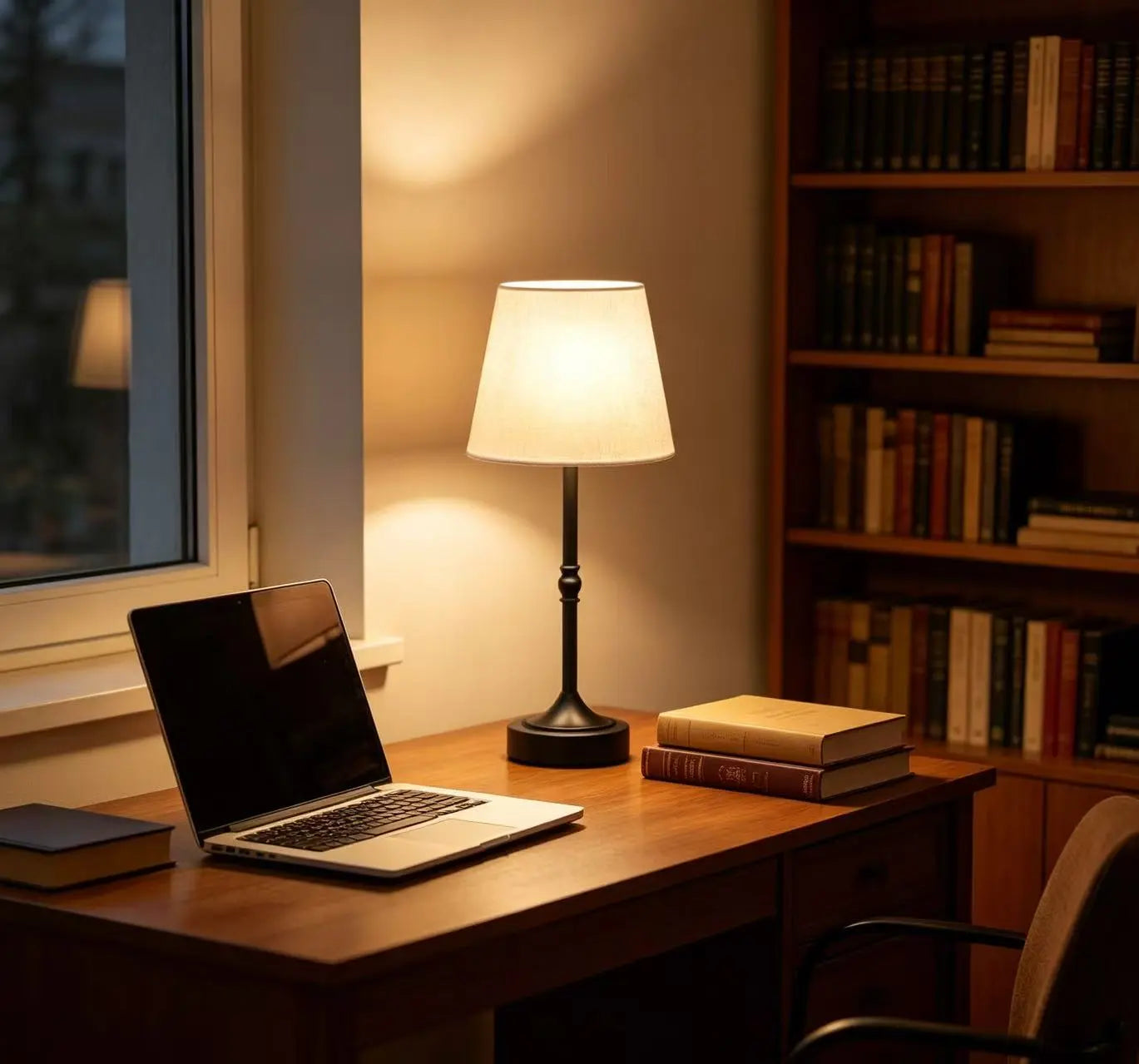Modern Portable Rechargeable Cordless LED Table Lamp with Touch Control and Fabric Shade 3 Color Dimmable Battery Operated Nightstand Lamp for Bedroom Living Room Dining Room and Home Decor